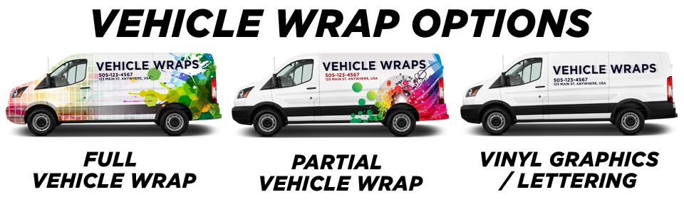 Bensenville Vehicle Wraps vehicle wrap options