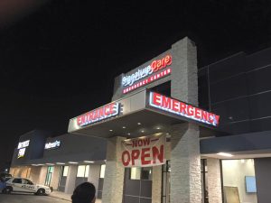 Chicagoland Lighted Signs channel letters banner outdoor storefront building illuminated backlit sign 300x225